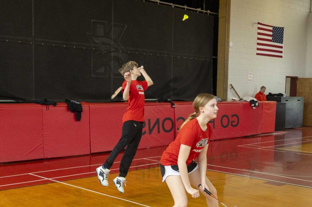 Knox Badminton Action Photo